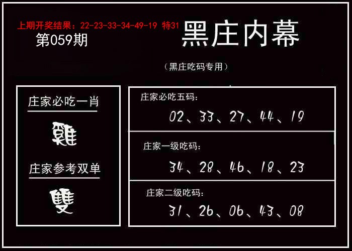 059期黑庄内幕[图]