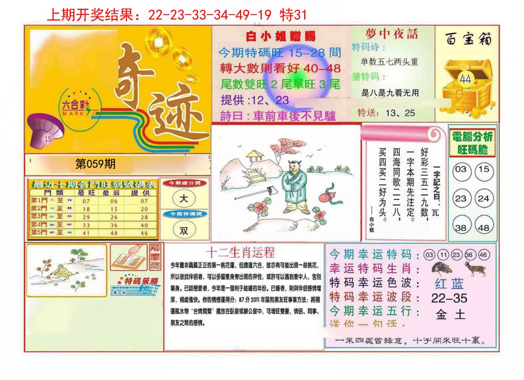 059期九龍奇迹A(推荐)[图]