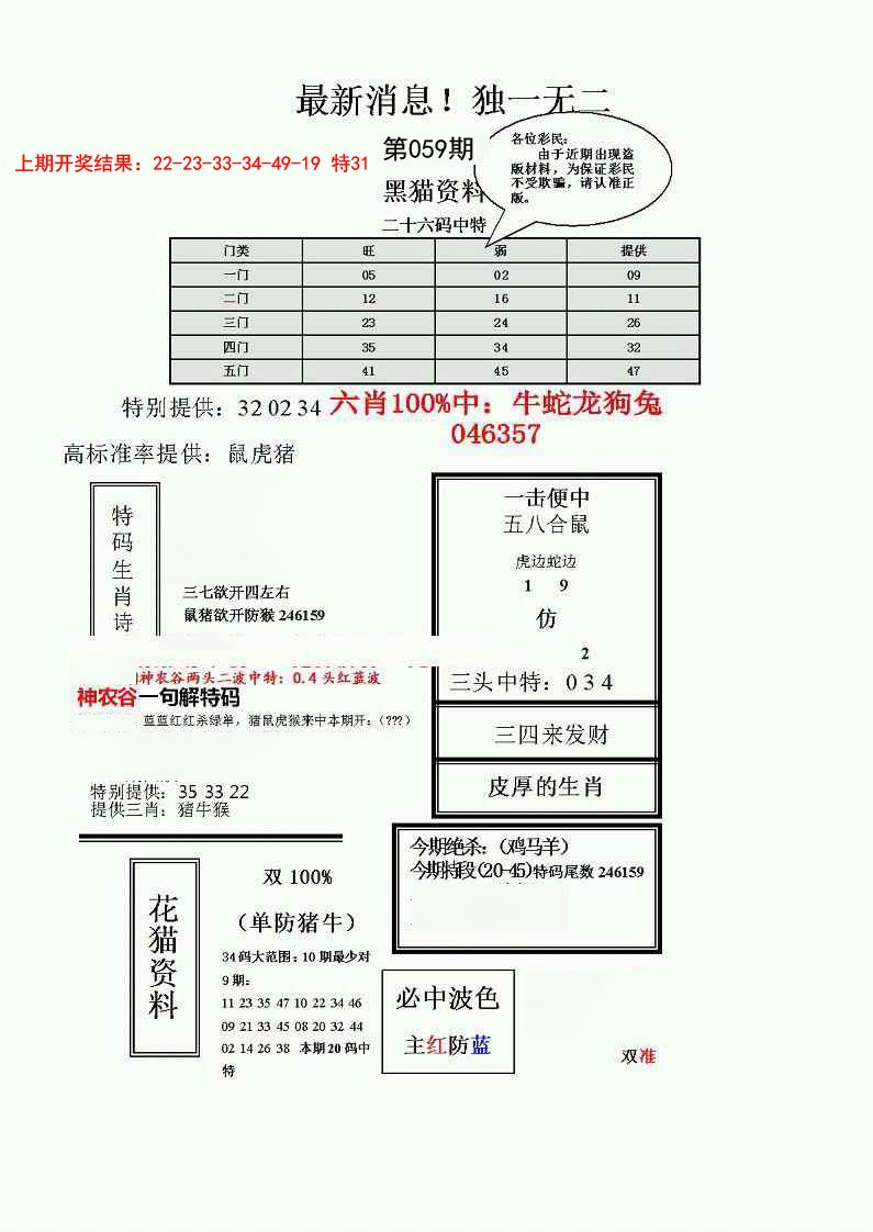 059期独一无二(正)[图]
