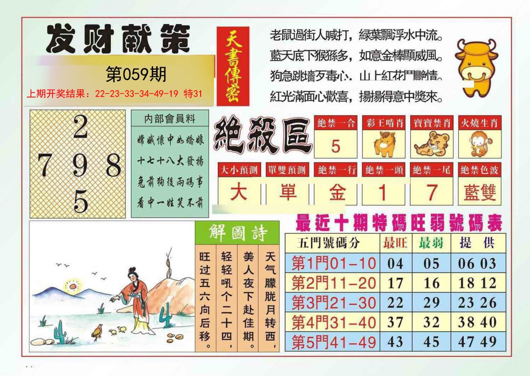 059期发财献策[图]