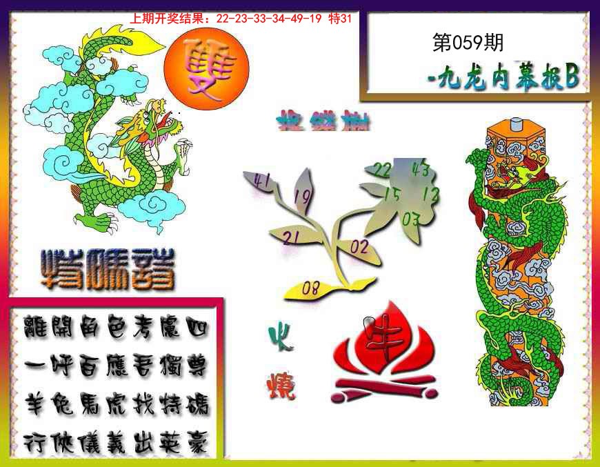 059期九龙内幕特肖图a[图]