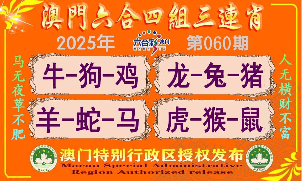 060期六合四组三连肖[图]