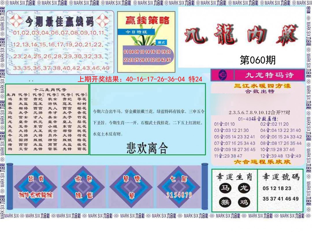 060期九龙内幕[图]