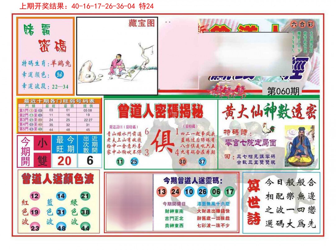 060期赢钱一经[图]