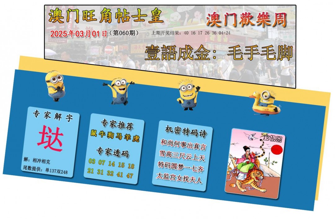 060期旺角贴士皇[图]