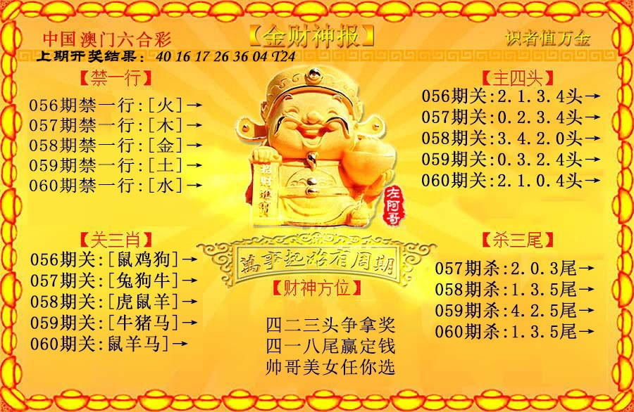 060期金财神[图]