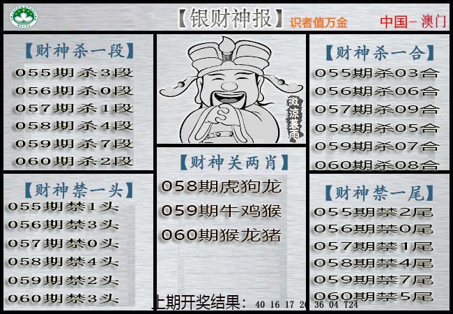 060期银财神[图]