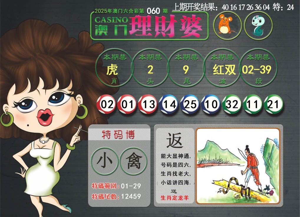 060期澳门理财婆[图]