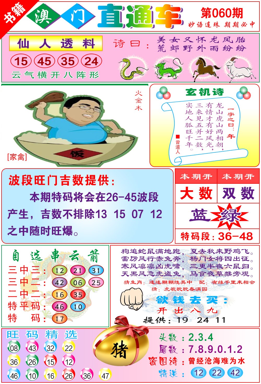 060期白姐直通车[图]