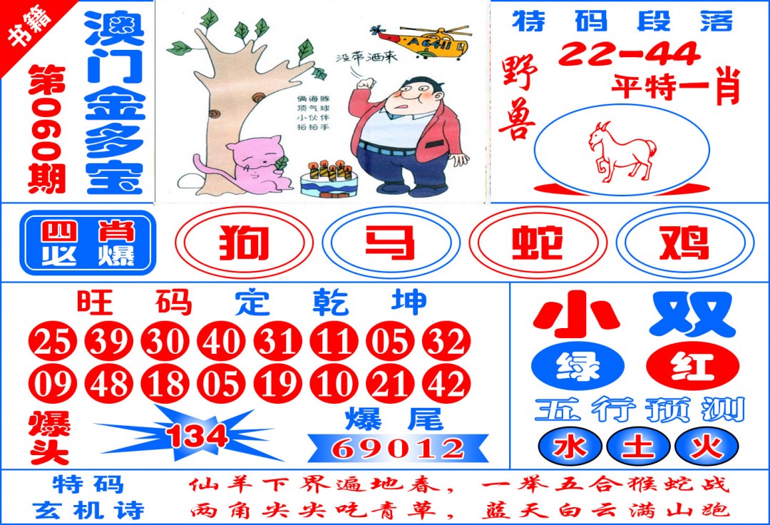 060期澳门金元宝[图]