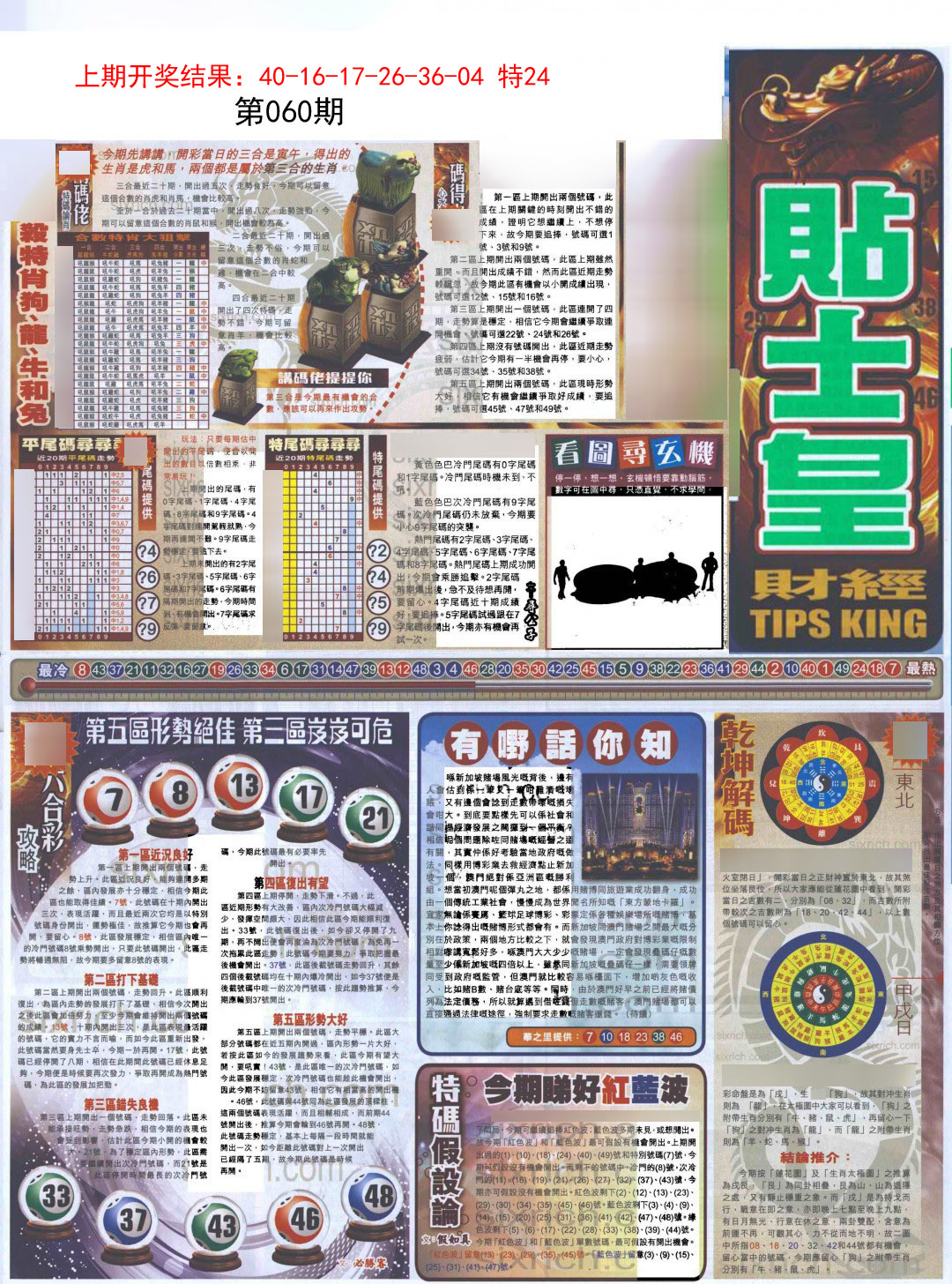 060期贴士皇A加大版[图]