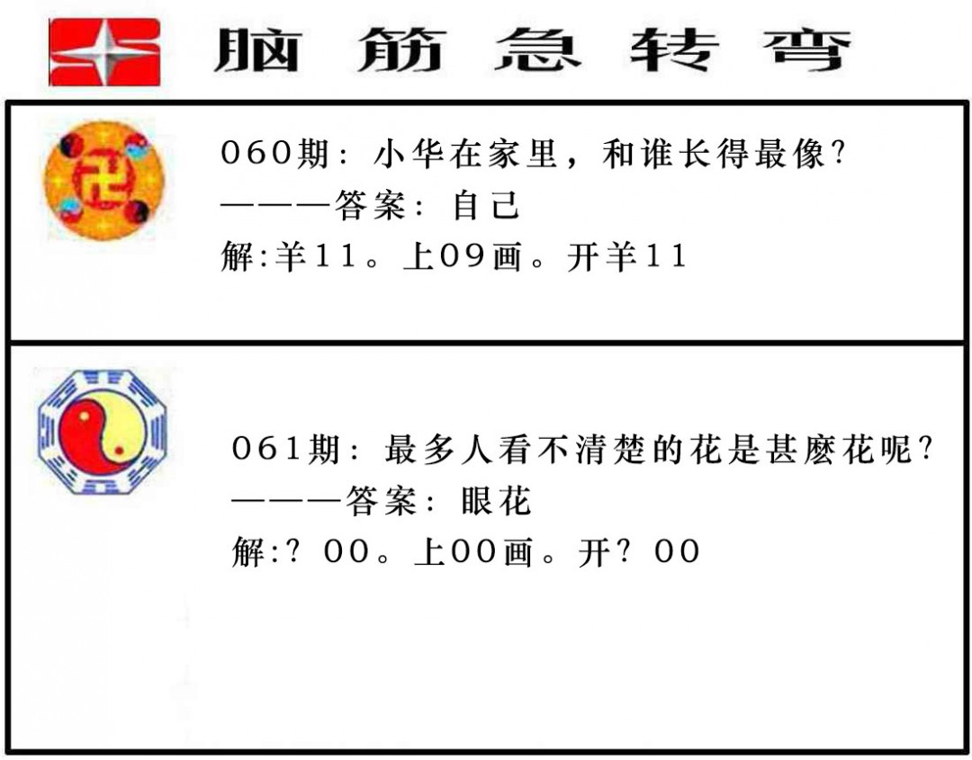 061期脑筋急转弯[图]