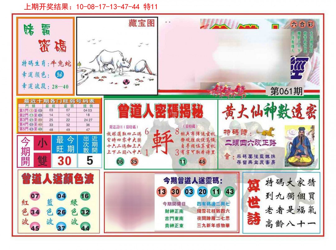 061期赢钱一经[图]