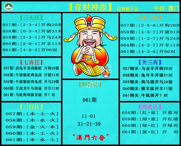 061期青财神[图]