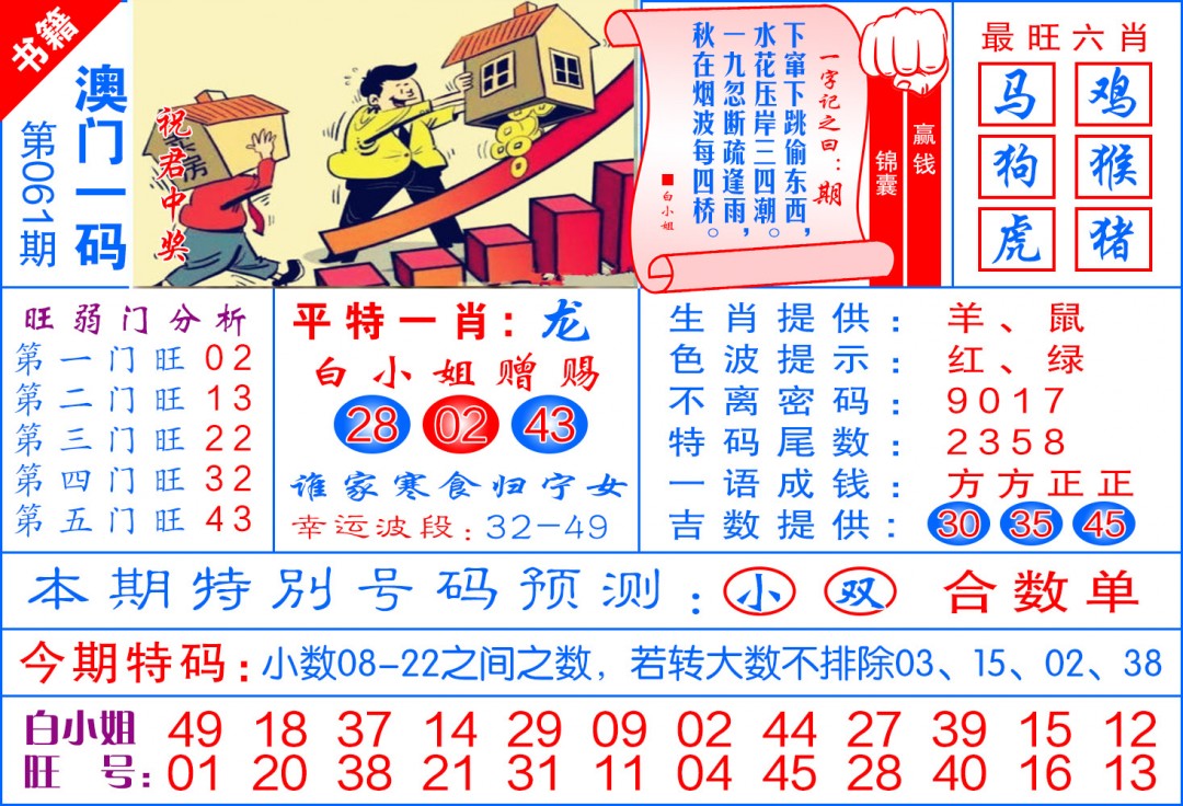 061期澳门飞龙宝典[图]