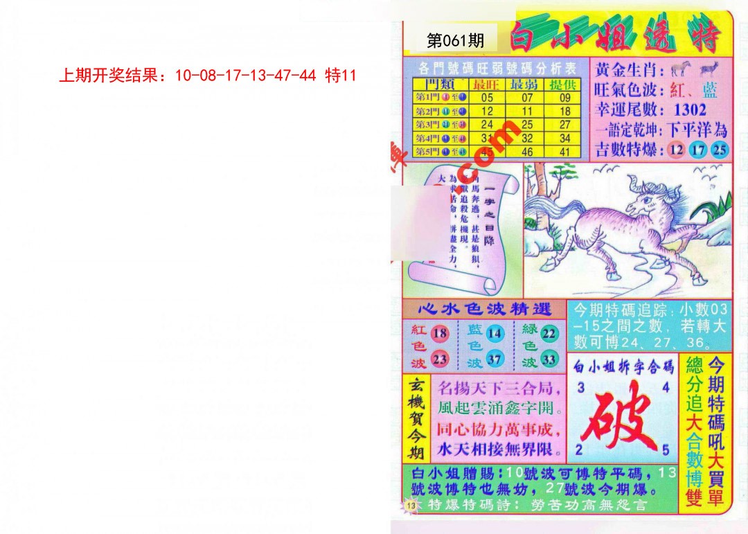 061期白小姐透特[图]