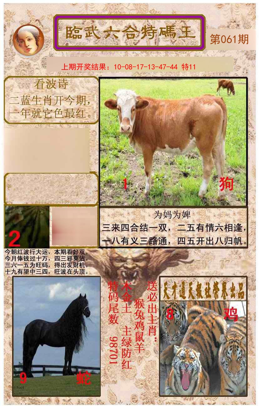 061期临武六合特码王[图]