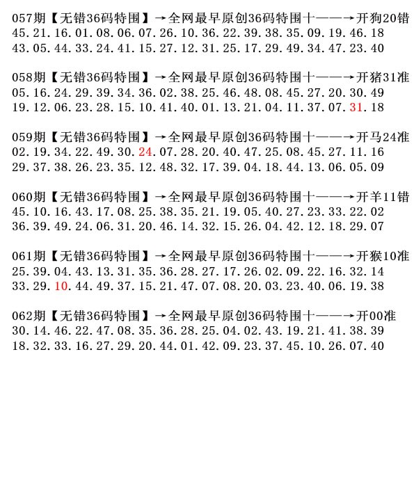 062期36码特围[图]