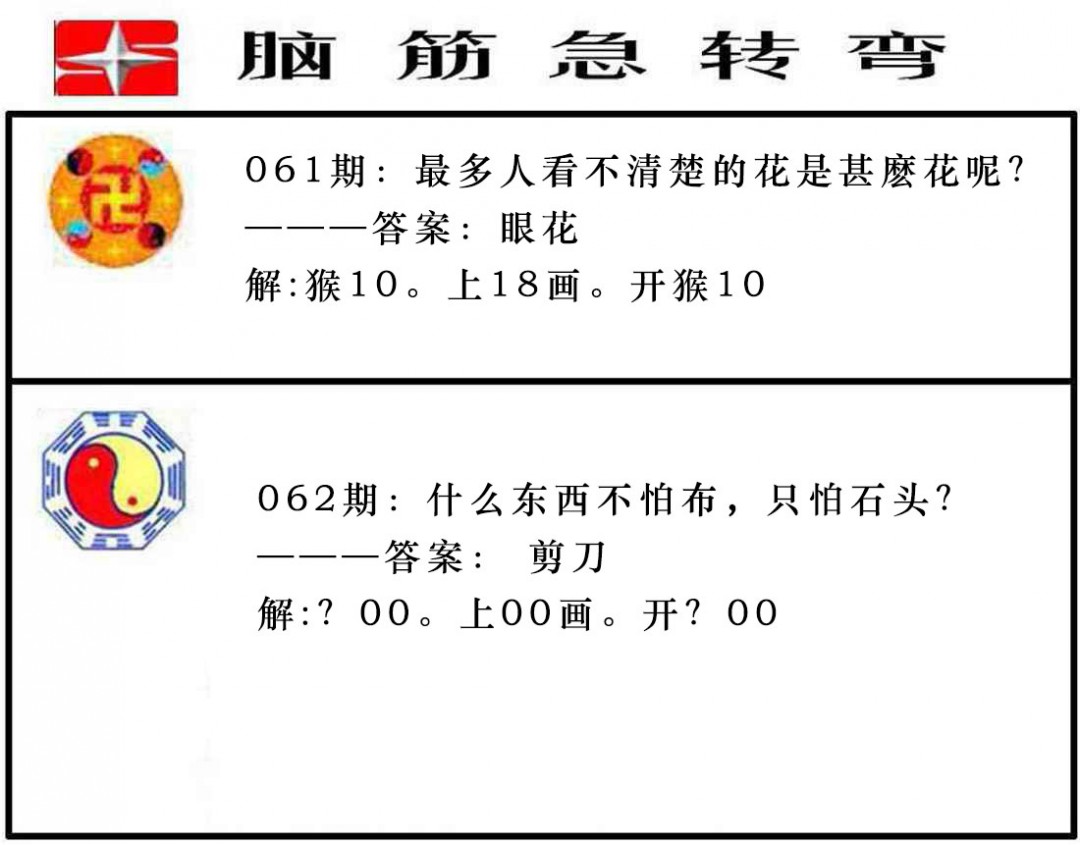 062期脑筋急转弯[图]