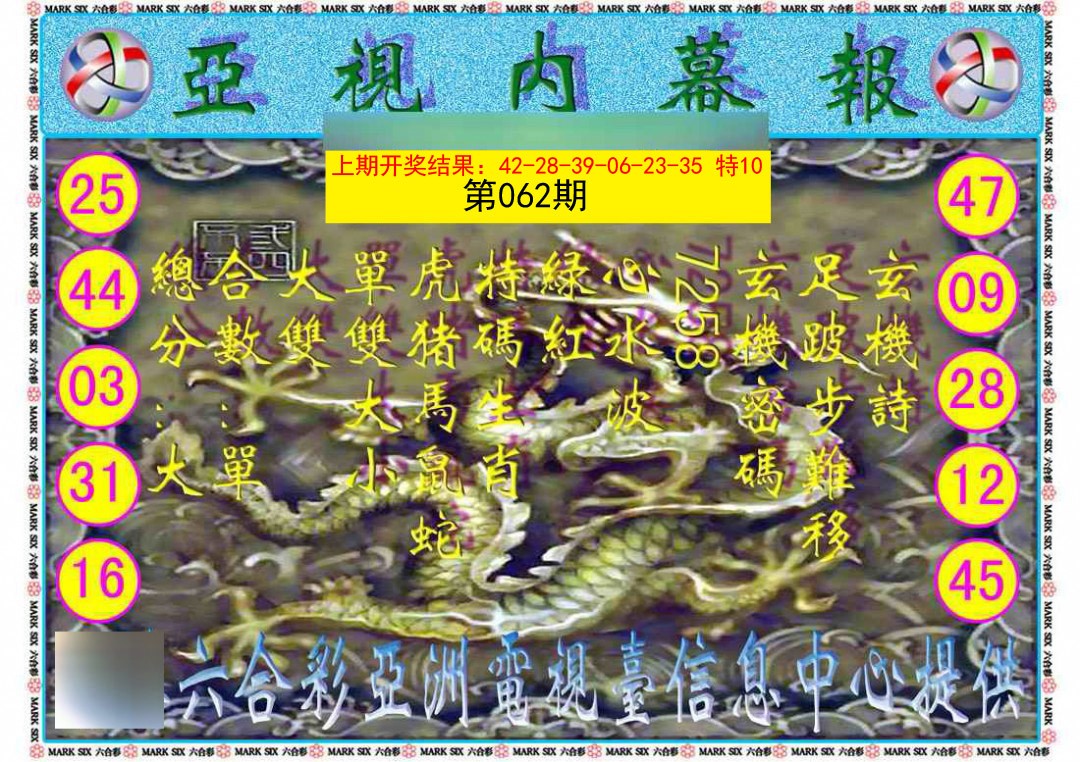 062期亚视内幕报[图]