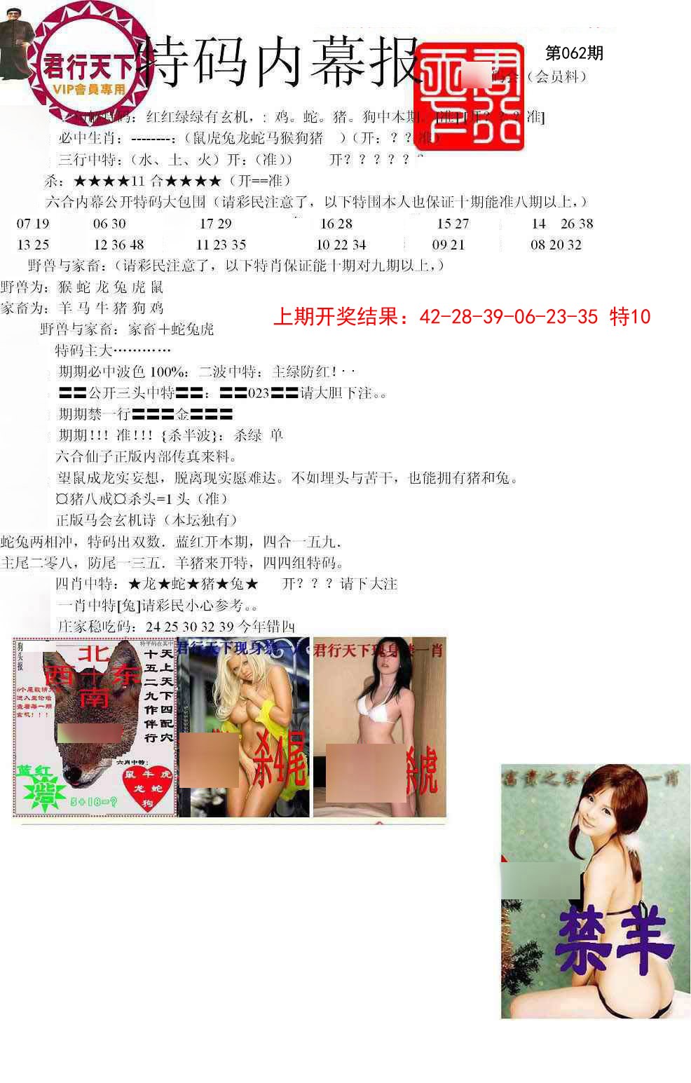 062期特码内幕报[图]