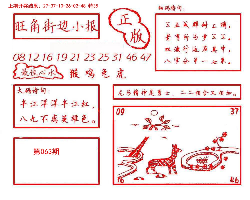 063期旺角街边小报[图]