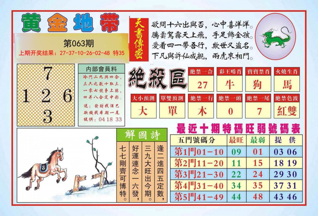 063期黄金地带[图]