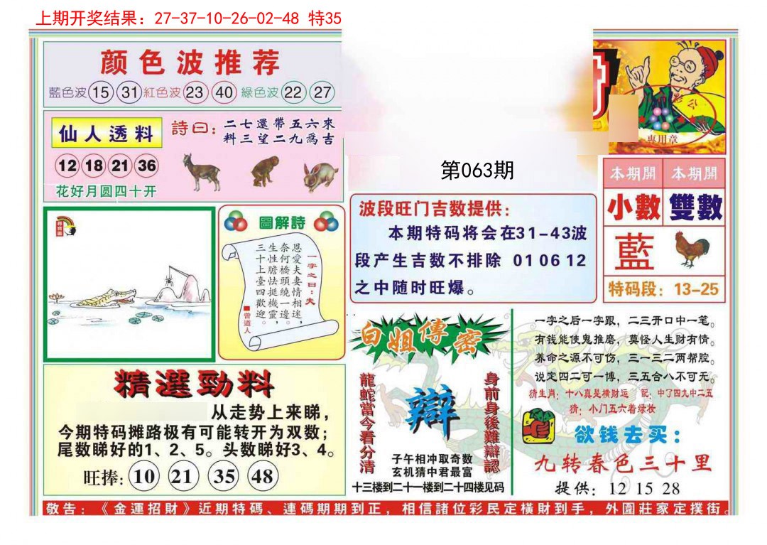 063期金运招财[图]