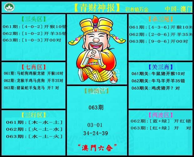 063期青财神[图]
