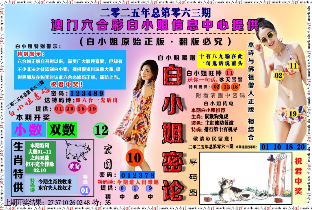 063期白小姐密论[图]