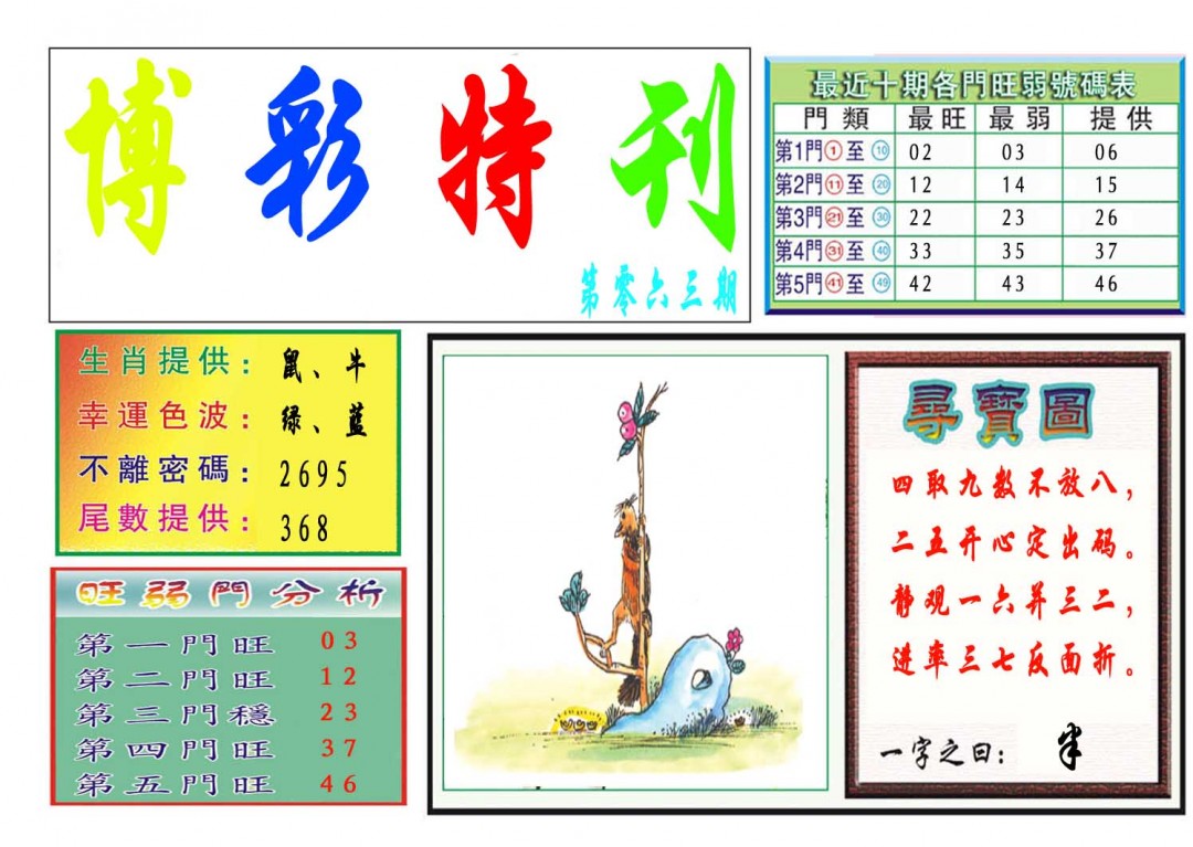 063期博彩特刊[图]