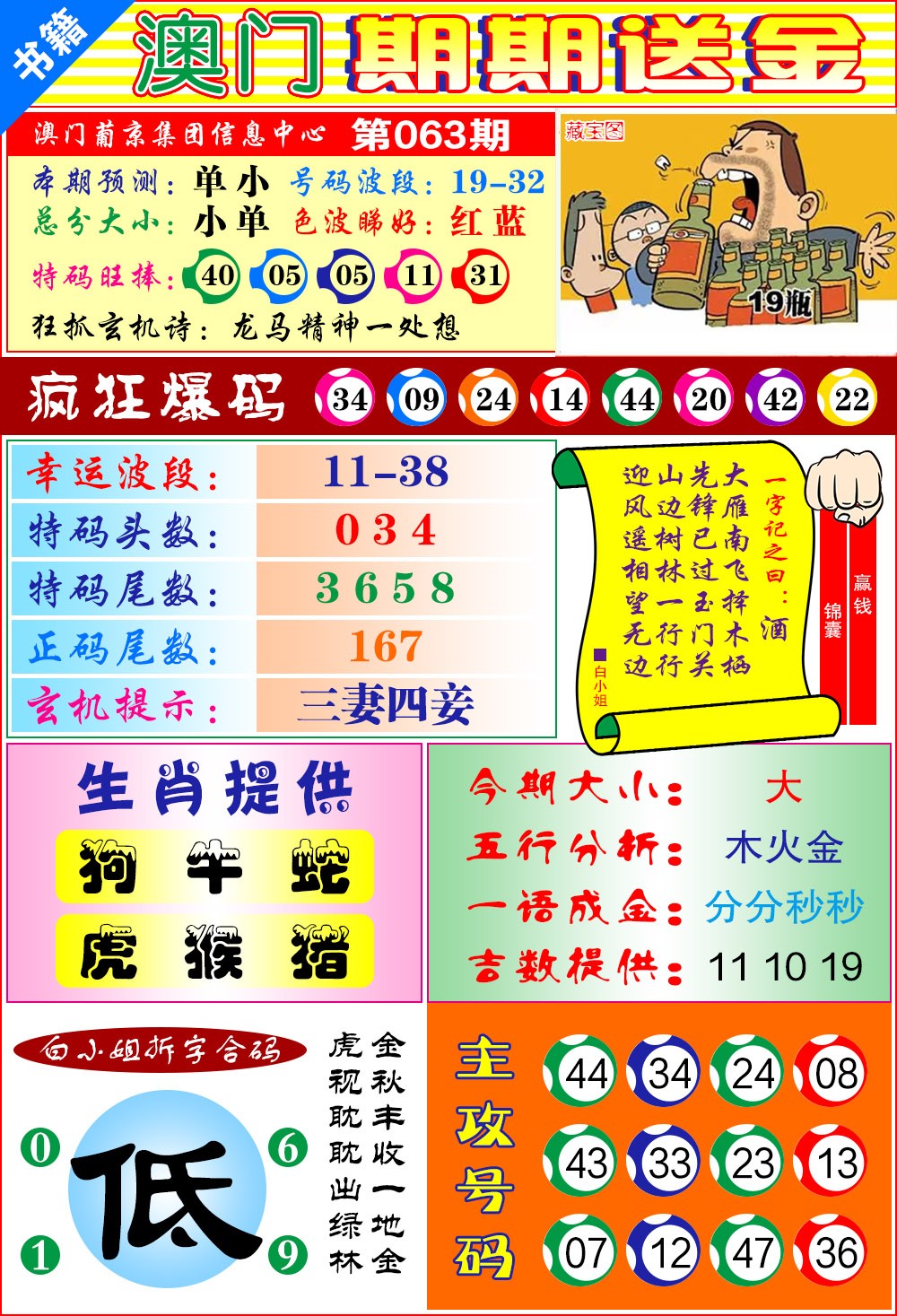 063期澳门期期送金[图]