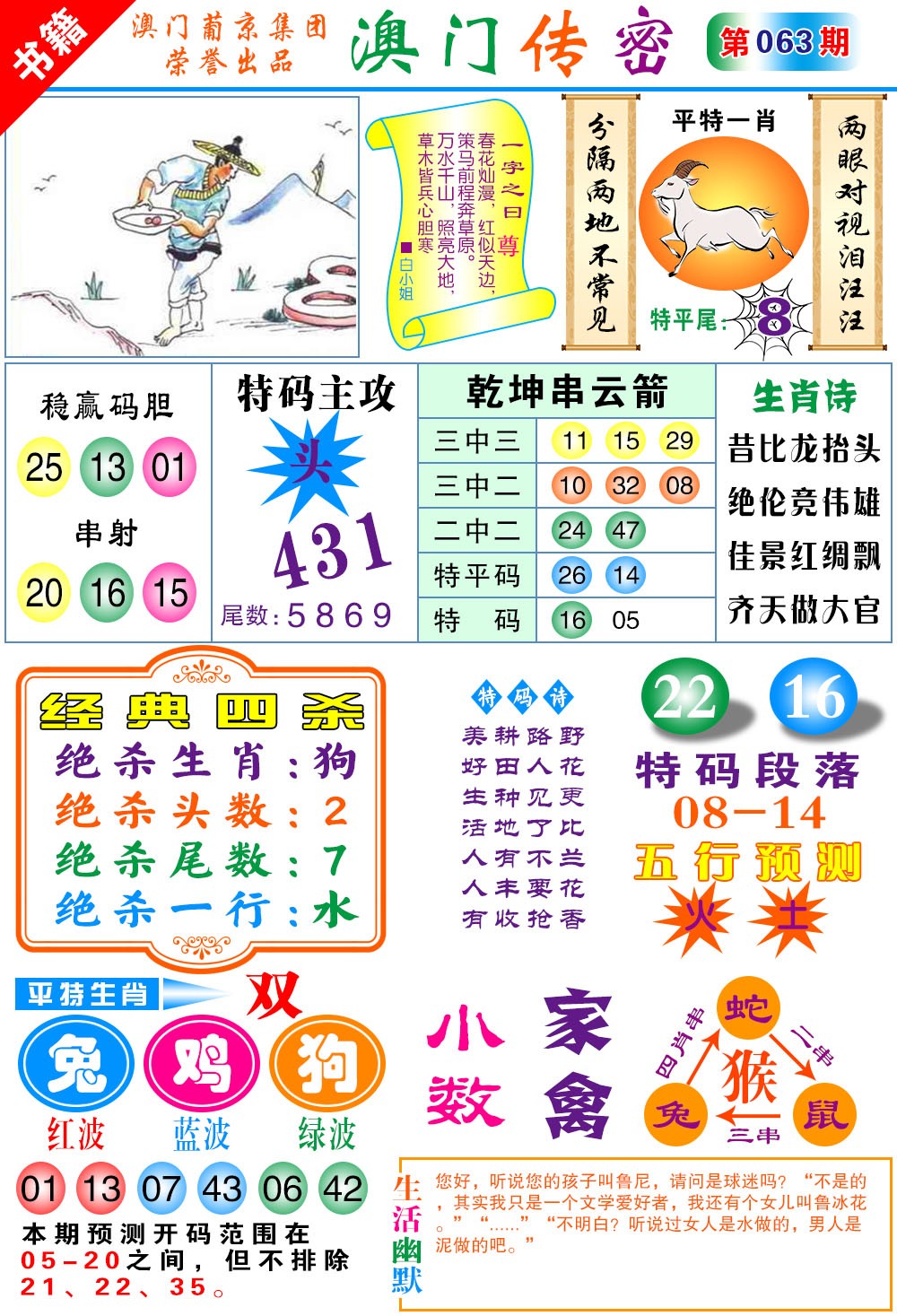 063期澳门传密心水[图]