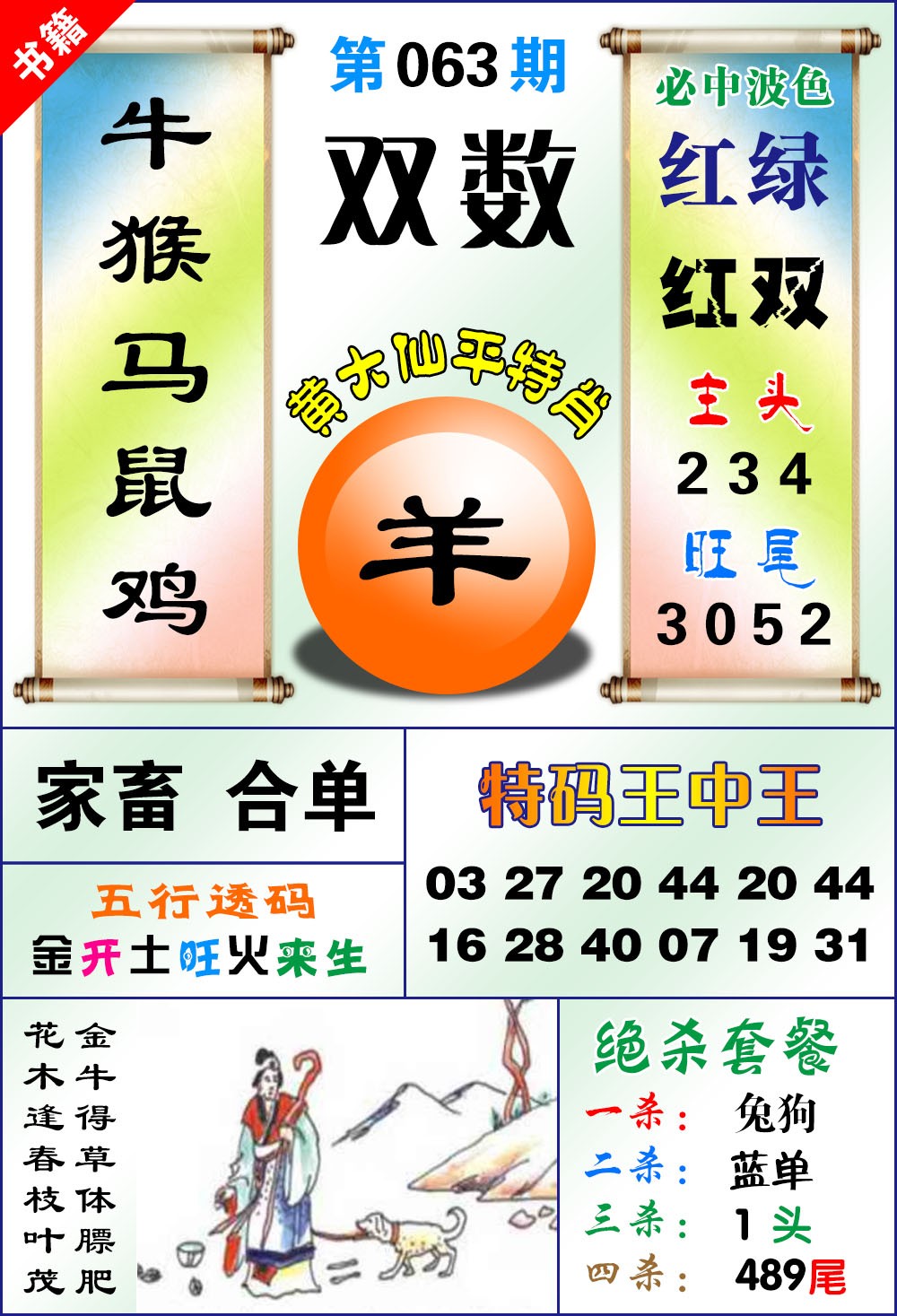 063期澳门平特王中正[图]