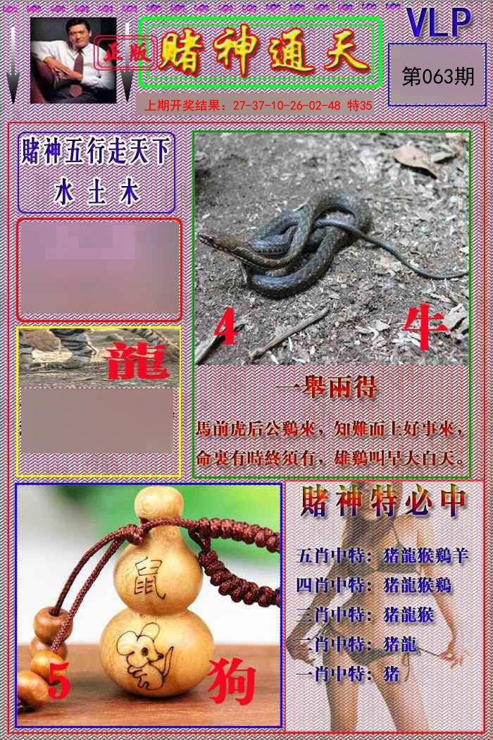 063期赌神通天报[图]