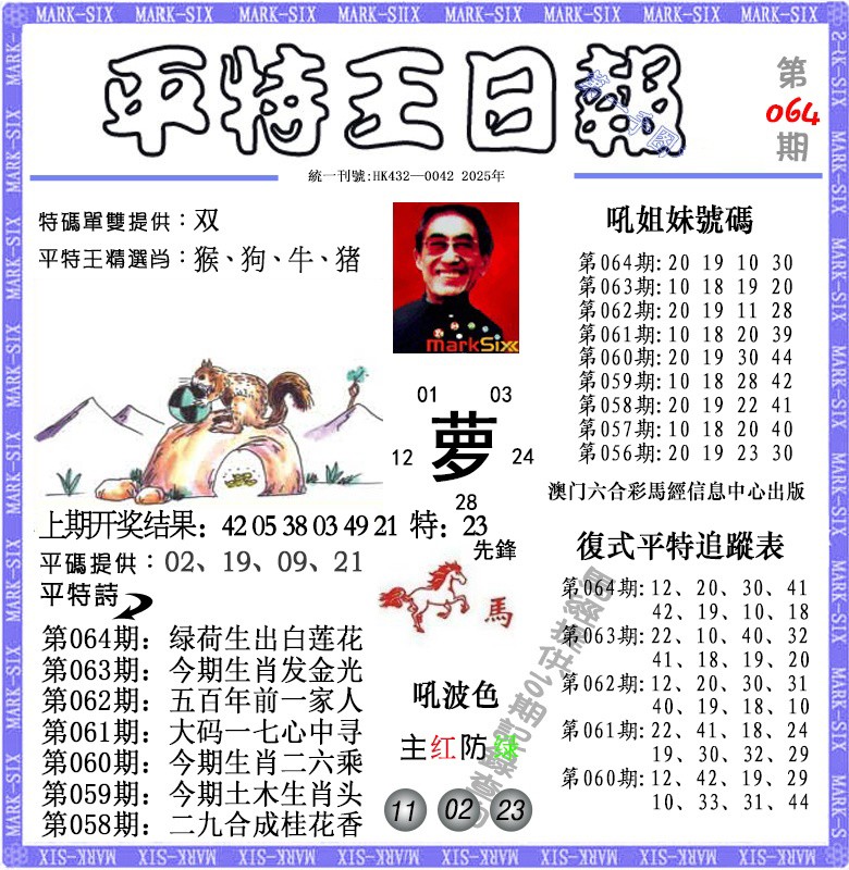 064期平特王日报[图]