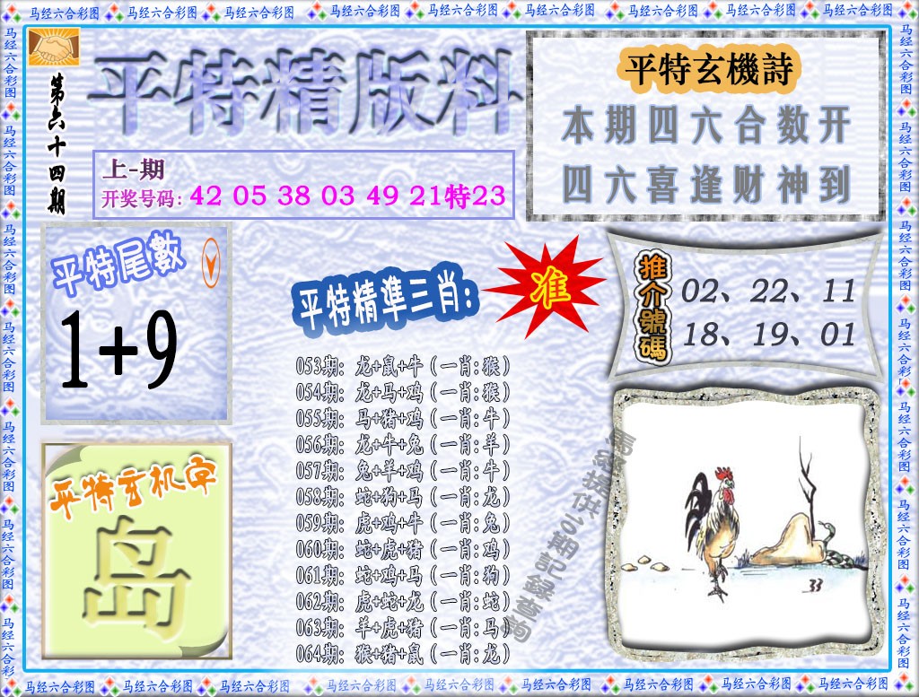 064期平特精版料[图]