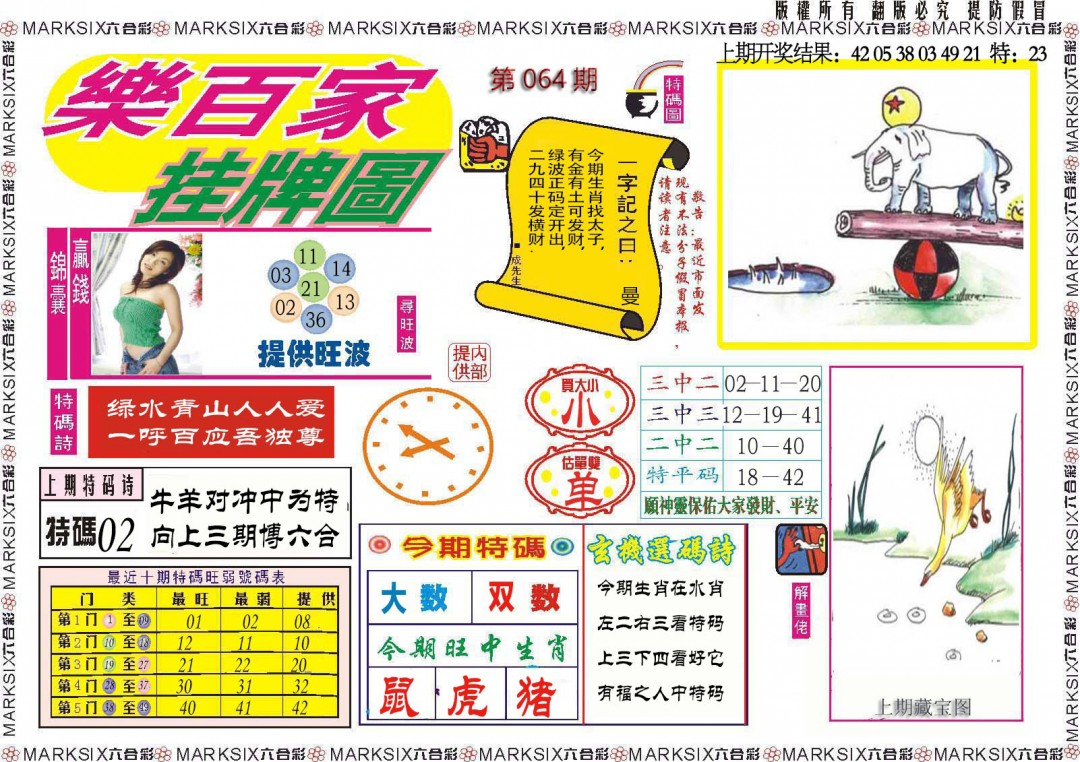 064期乐百家挂牌图[图]