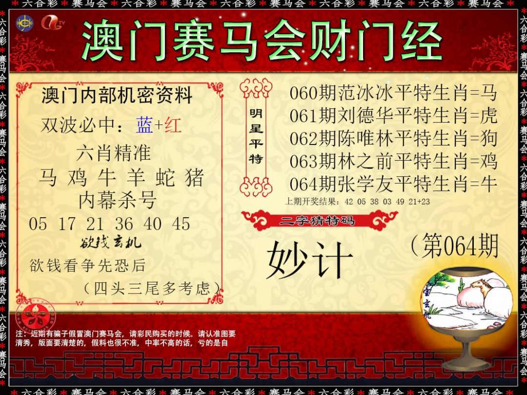 064期财门经[图]