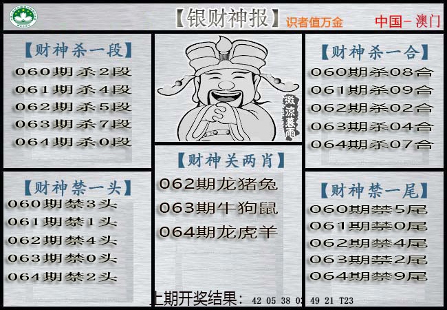064期银财神[图]