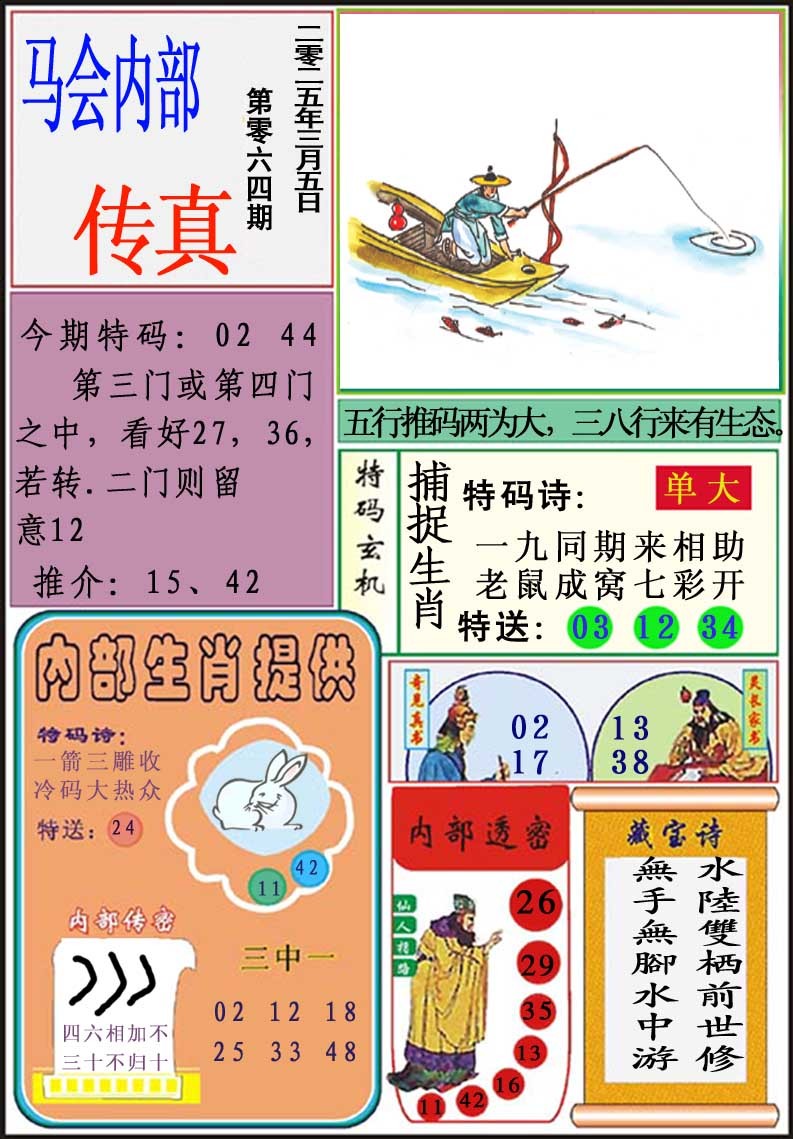 064期马会内部传真[图]