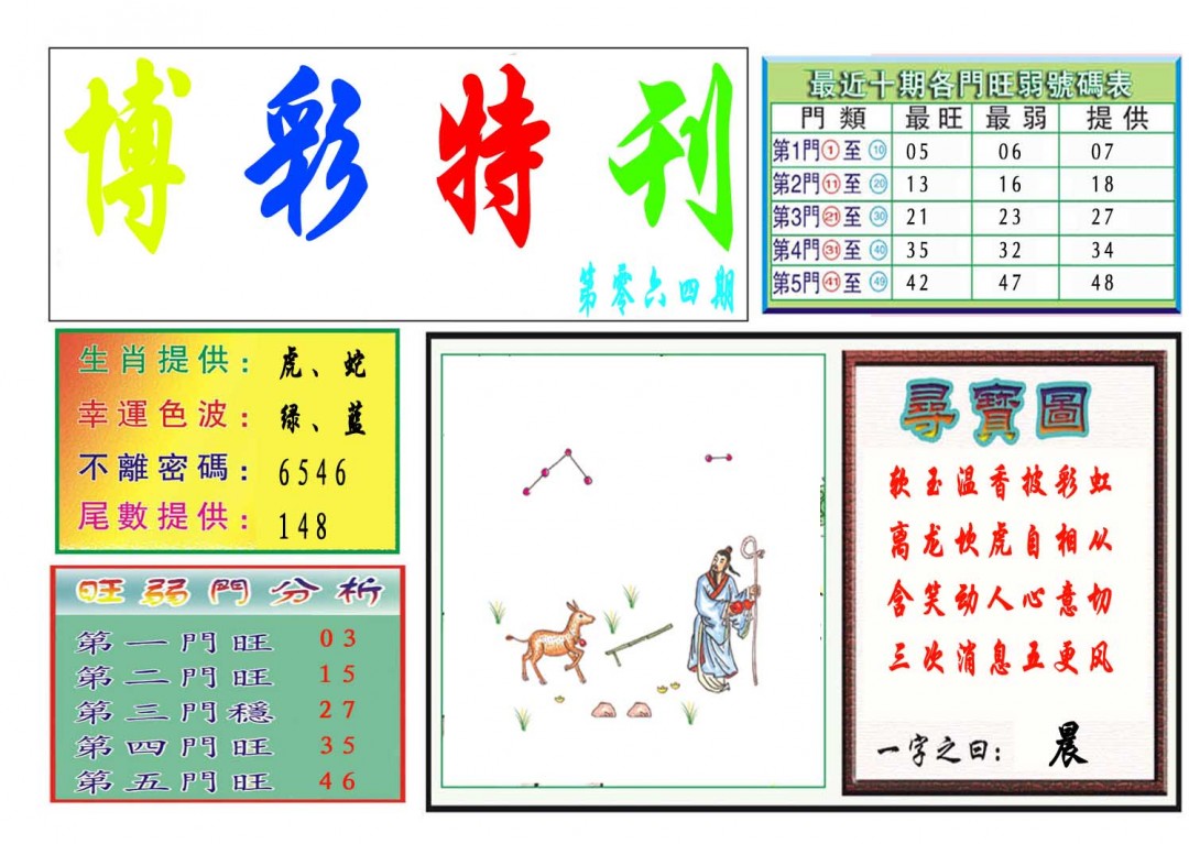 064期博彩特刊[图]