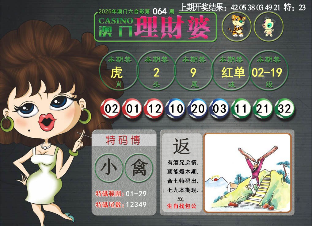 064期澳门理财婆[图]