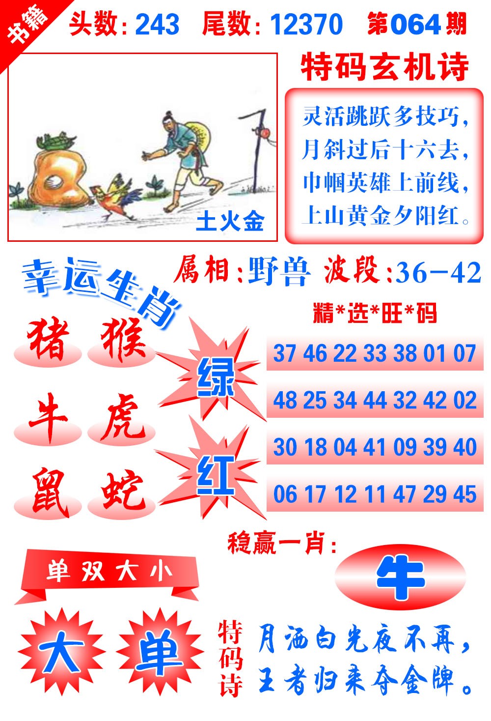 064期澳门铜宝典[图]