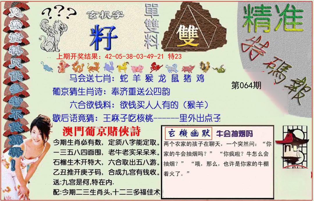 064期精准<特碼報>[图]
