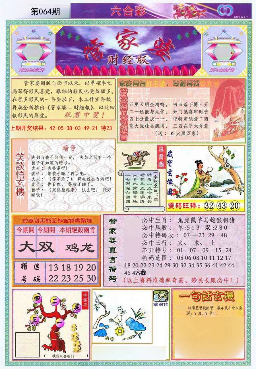 064期管家婆财经版[图]