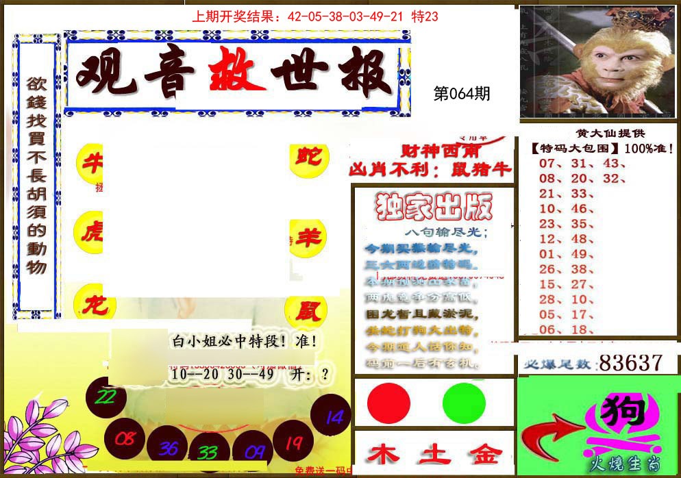 064期(另)观音救世密报[图]