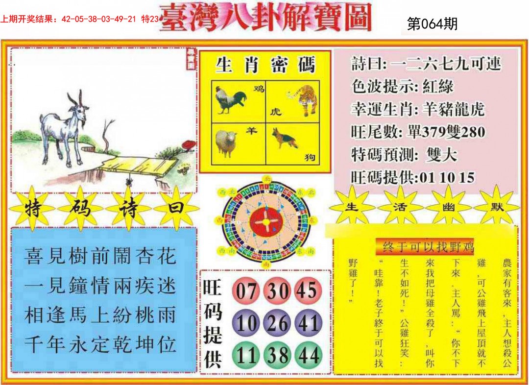 064期台湾八卦解宝图[图]