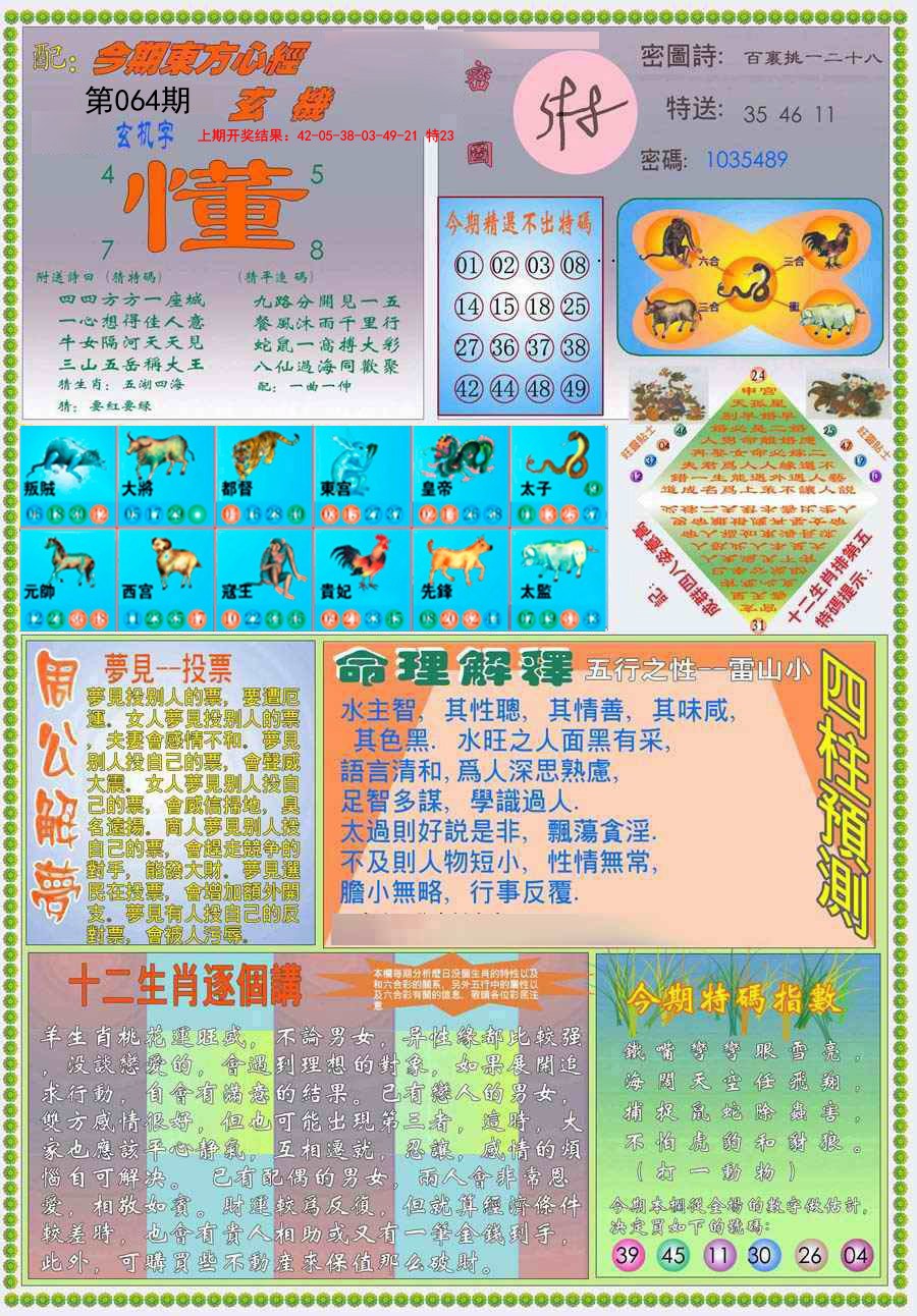 064期(新版)东方心经B[图]