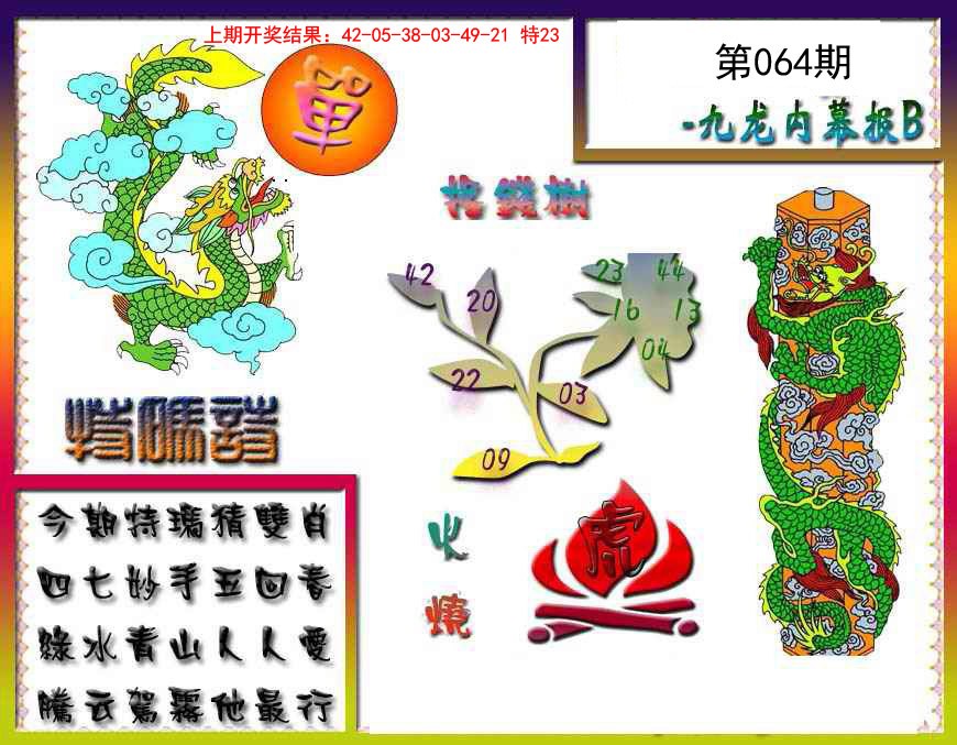 064期九龙内幕特肖图a[图]